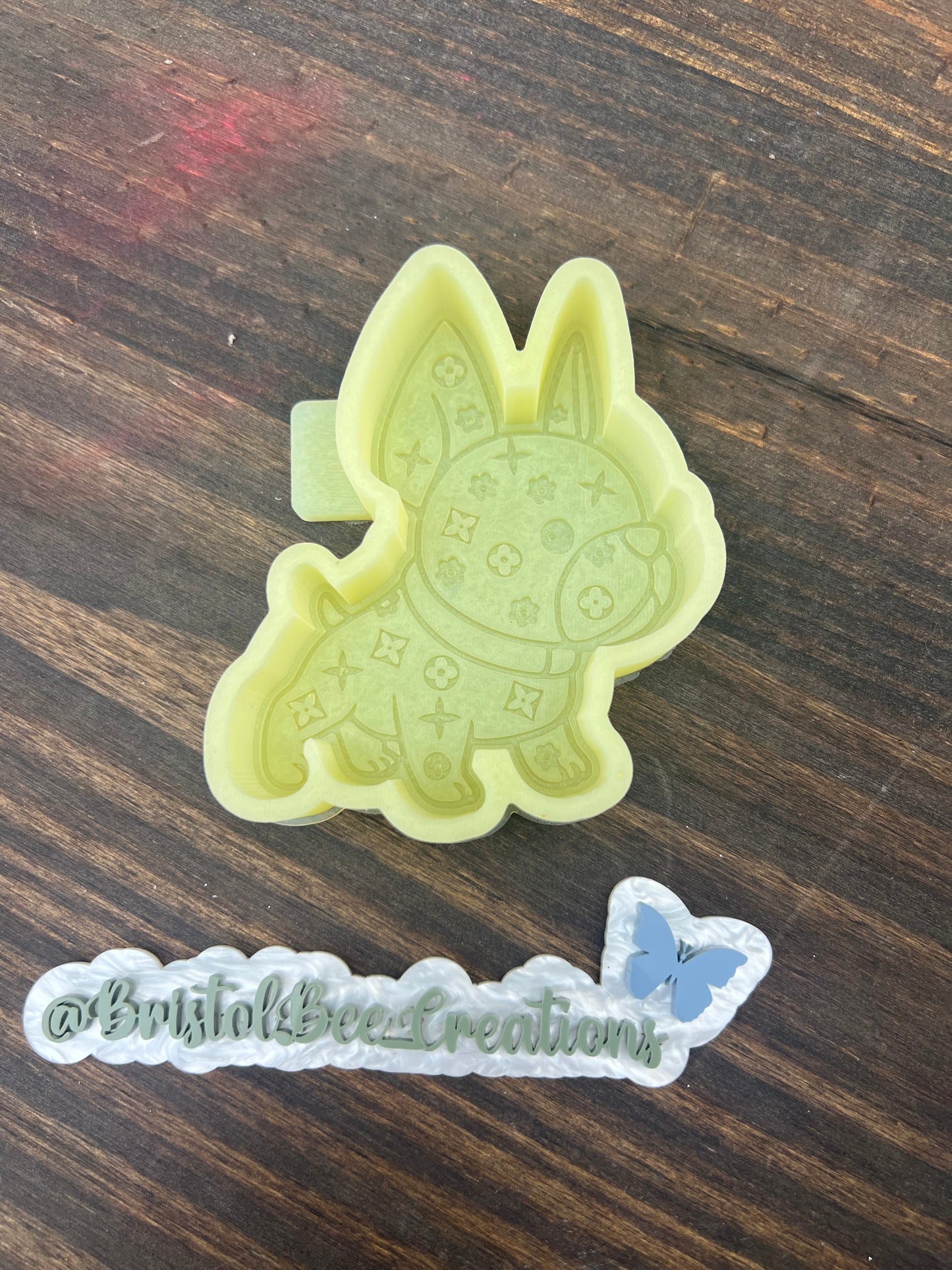 Designer Frenchie freshie mold