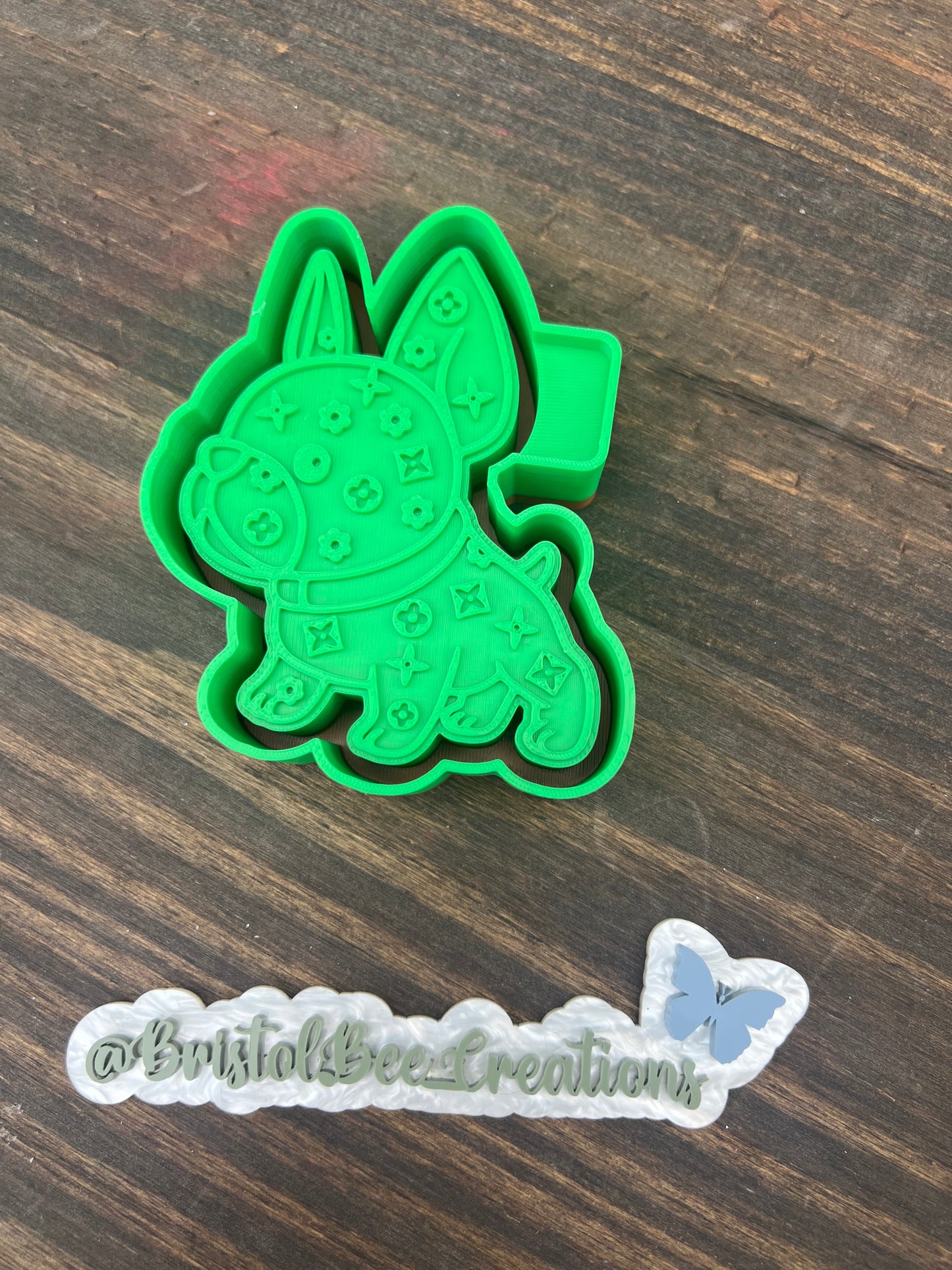 Designer Frenchie freshie mold