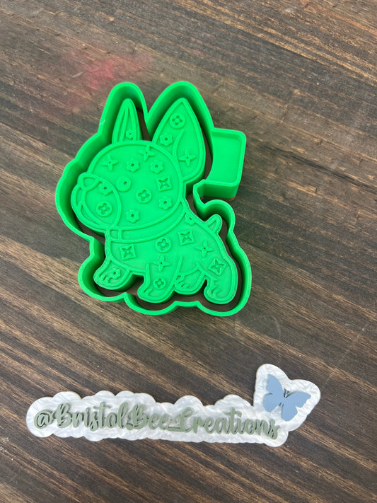 Designer Frenchie freshie mold